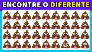 💥 Encontre o Diferente!🕵️‍♂️ ACHE O NÚMERO E O EMOJI DIFERENTE ✅ 👀Somente 5% Acerta Todos🙊 🔍