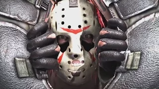 Mortal Kombat X - Jason Voorhees Performs All Intros, X Ray Moves, Victory Poses and Fatalities