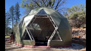 Here’s The $50Square Foot Carbon Neutral Bioceramic Geodesic Dome Home