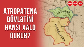 Atropatenanı hansı xalq və kimin başçılığı altında qurub?