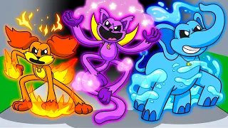 POPPY PLAYTIME, But They're ELEMENTAL! (Cartoon Animation)