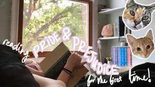 I read Pride and Prejudice for the first time! 🌿💕 relaxing cottagecore reading vlog, read with me