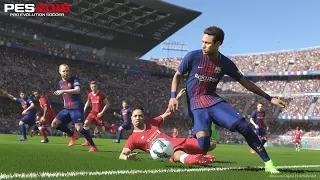 PES 2018 - Demo Gameplay - Barcelona Vs Liverpool PS4