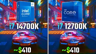 INTEL I7-14700K vs I7-12700K | Test in 6 Games