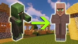 How to Cure a Zombie Villager in Minecraft 1.16 | Minute Minecraft Tips