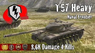 T57 Heavy Tank  |  8,6K Damage 4 Kills  |  WoT Blitz Replays