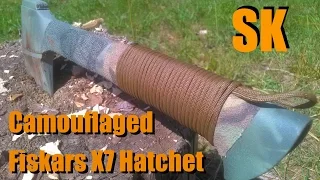 AWESOME!: How to Camouflage a Fiskars X7 Hatchet