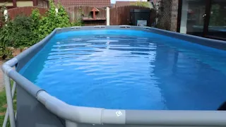 Using a swimming pool as a koi pond and filter setup