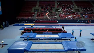 ZHONG Xingping (CHN) - 2017 Trampoline Worlds, Sofia (BUL) - Qualification Trampoline Routine 2