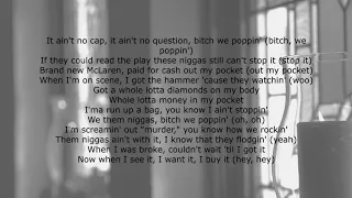 YoungBoy Never Broke Again - We Poppin (Lyrics)