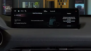 2023 Genesis GV80 - Setting The Time & Date