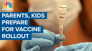 Kids and their parents prepare for Covid vaccine rollout