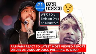 “Did Eminem Drop an Album” Rap Fans SHOOK as Eminem Tops Most Viewed Report, Dre & Snoop Prepping 🔥🔥