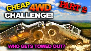 BUDGET 4x4 BATTLE on tough Glasshouse Mtns tracks! Who doesn’t finish? Panel damage & funny pranks