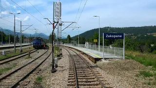 Cabview 4K ED72-012 Kraków Główny - Zakopane + sound - 22.07.2022