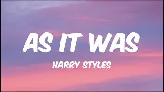 Harry Styles - As It Was (Lyrics)