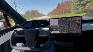 TESLA #FSD 11.3.6 (Time lapse version)