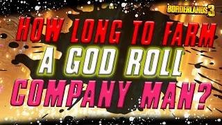 Drop Chance of a God Roll Company Man as Amara, Flak, Moze & Zane (Build/Raid Boss)