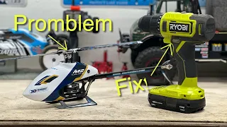 OMP Hobby M2 Evo Head Problem w/ Fix! #m2evo #rchelicopter #newtoys #omphobby #oregonmotorcycle