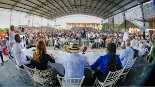 Presidente Petro en el evento Acciones por la paz y la vida del Gobierno del Cambio llega a Apartadó