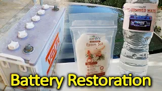 How to Restore Battery with Epsom Salt