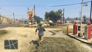 Grand Theft Auto V, GTA 5, petrol, gas station, explosion, police, dog, death