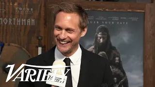 Alexander Skarsgård Talks His Toughest Day On Set at the Premiere of "The Northman"