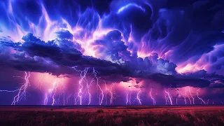 [Try Listening for 3 Minutes] Fall Asleep Fast | Thunderstorm, Heavy Rain & Intense Thunder at Night