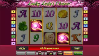 Lucky Lady´s Charme Online 45 Freispiele auf 10 € Einsatz