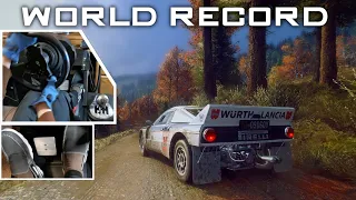 [World Record #29 Onboard] Lancia 037 Rally Group.B | T300RS + TH8A Pedal Cam| DiRT Rally 2.0