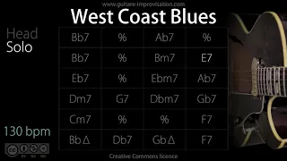 West Coast Blues (Jazz/Waltz feel) 130 bpm : Backing Track