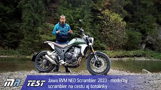 Jawa RVM NEO Scrambler 2023 - moderný scrambler na cestu aj šotolinky - motoride.sk