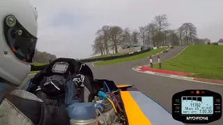 Cadwell Park Race 2 April 2018 Sam Moss #31 125 Open Superkart