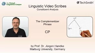 SYN_216 - Linguistic Video Scribes - Constituent Analysis: The CP