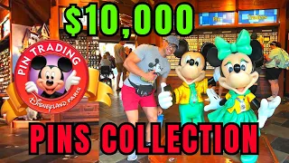 Disney World pin trading collection worth more than $10,000!