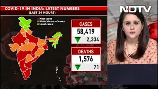 Coronavirus News: India Sees Less Than 60,000 Fresh Covid Cases For First Time In 81 Days