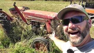 Coolest looking old Tractor Pulled From the Bushes for a new Life on the farm