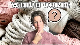 Pick the right MACRAME CORD for your project.