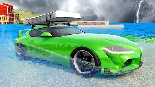 BeamNG But The Ocean Is Rising!