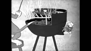 Tom's Drowning - Tom & Jerry "High Steaks" coarse cut