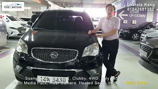 First Motors, Korea Used Car, Export and Local, Ssanyong Korando C, 4WD, Multi-media, only 3.8 m