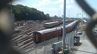 NYC Subway Rare: TOMC & R32 Yard Moves at 38th Street Yard