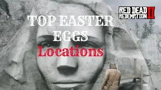 TOP EASTER EGGS IN RDR 2 (Giant Snake, Manmade Mutant, Face in Cliff...)