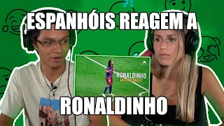 ESPANHÓIS REAGEM A RONALDINHO | FOOTBALL'S GREATEST ENTERTAINMENT