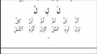 Муаллим Сани. Урок № 8. Буква Лям (ل). #муаллимсани #ArabiYA #АрабиЯ #Нарзулло