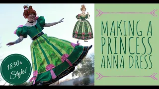 Making an 1830s Princess Anna Dress