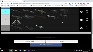 CSGO Weapon Tier-list 2.0!