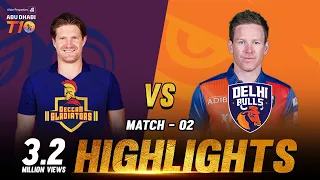 Match 2 I Deccan Gladiators vs Delhi Bulls I Day 1 I Aldar Properties Abu Dhabi T10 I Season 3