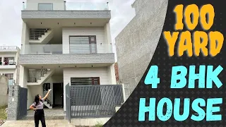 100 Sq Yard 4 BHK House | 4 Marla Double Story House For Sale in Eco City New Chandigarh