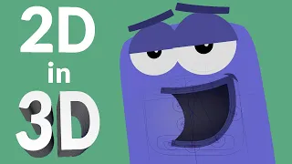 2D in 3D – Rigging a flat character's Mouth - Maya